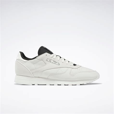 SNEEZE Reebok Classic Leather White Chalk Black.